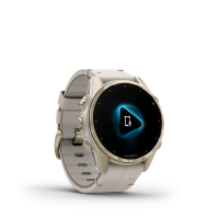 Fenix8_43_HR_SoftGold_Leather_Front-right_0014_fenix8_voice_assistant_still